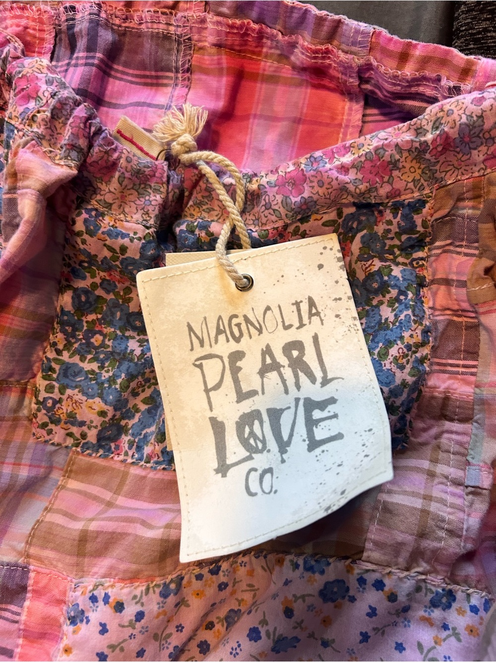 Magnolia Pearl Love Lavender & Pink Patchwork Spirit Warrior Skirt - Picture 9 of 10